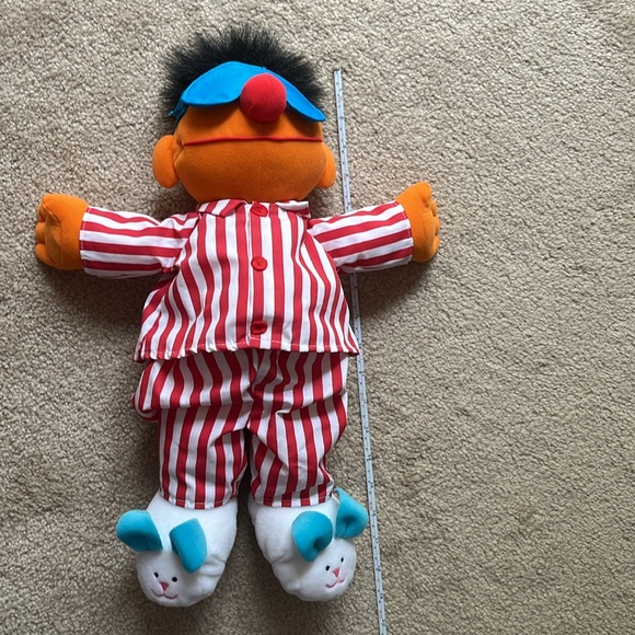 Vintage Tyco Sesame Street Sing & Snore Ernie Plush Toy - Picture 8 of 14